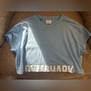 Gymshark Kids Light Blue Short Sleeve Tee
